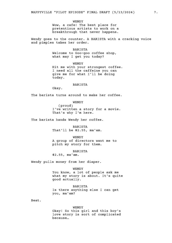 Nappyville pilot script by Patrick Will